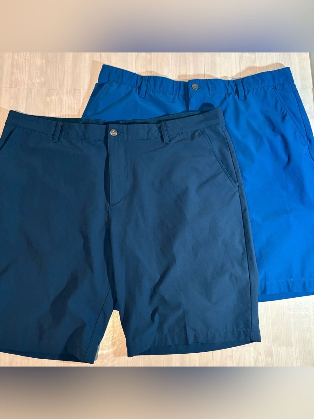 Adidas Ultimate365 Golf Shorts Men's Size 40 Navy Blue Stretch Lot Of 2